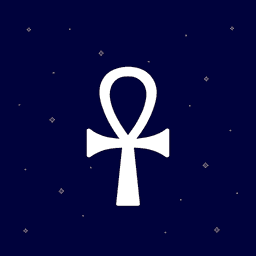 Tarot Reading App Logo - A mystical crystal ball symbol